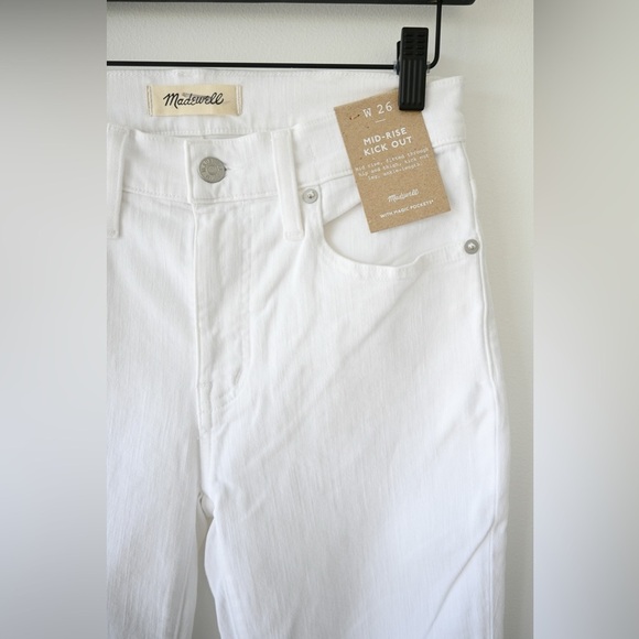 Madewell Mid Rise Kickout Crop Jeans - Picture 5 of 8